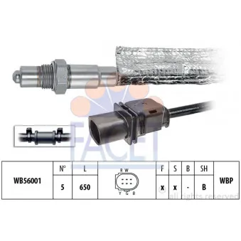 Sonde lambda FACET 10.8436