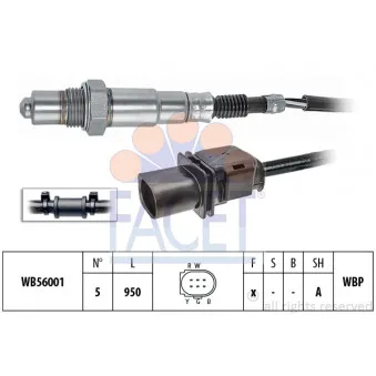 Sonde lambda FACET 10.8460