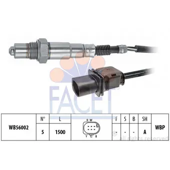 Sonde lambda FACET 10.8482
