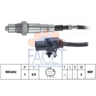 Sonde lambda FACET 10.8484