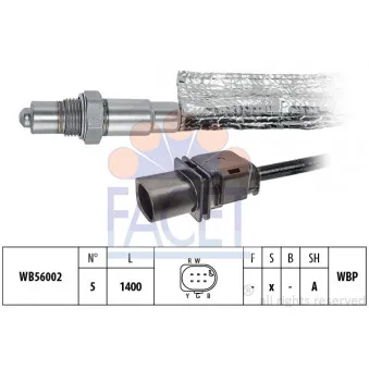 Sonde lambda FACET 10.8491