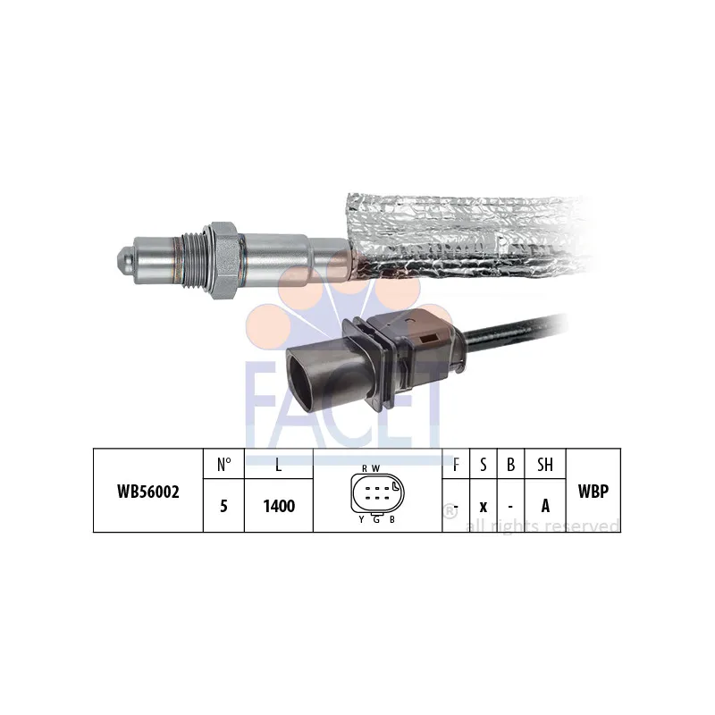 Sonde lambda FACET 10.8491