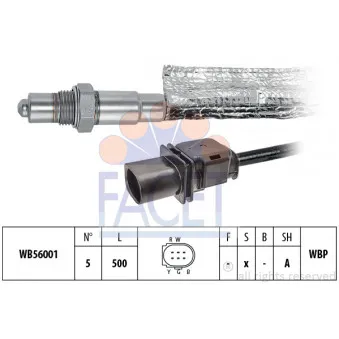 Sonde lambda FACET 10.8493