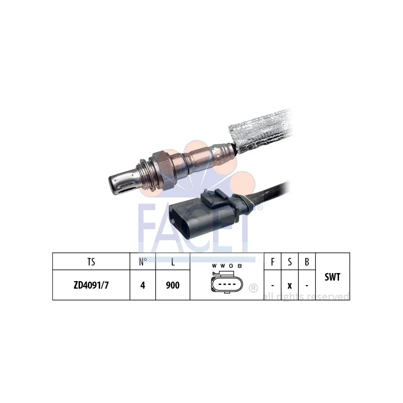 Sonde lambda FACET 10.8499