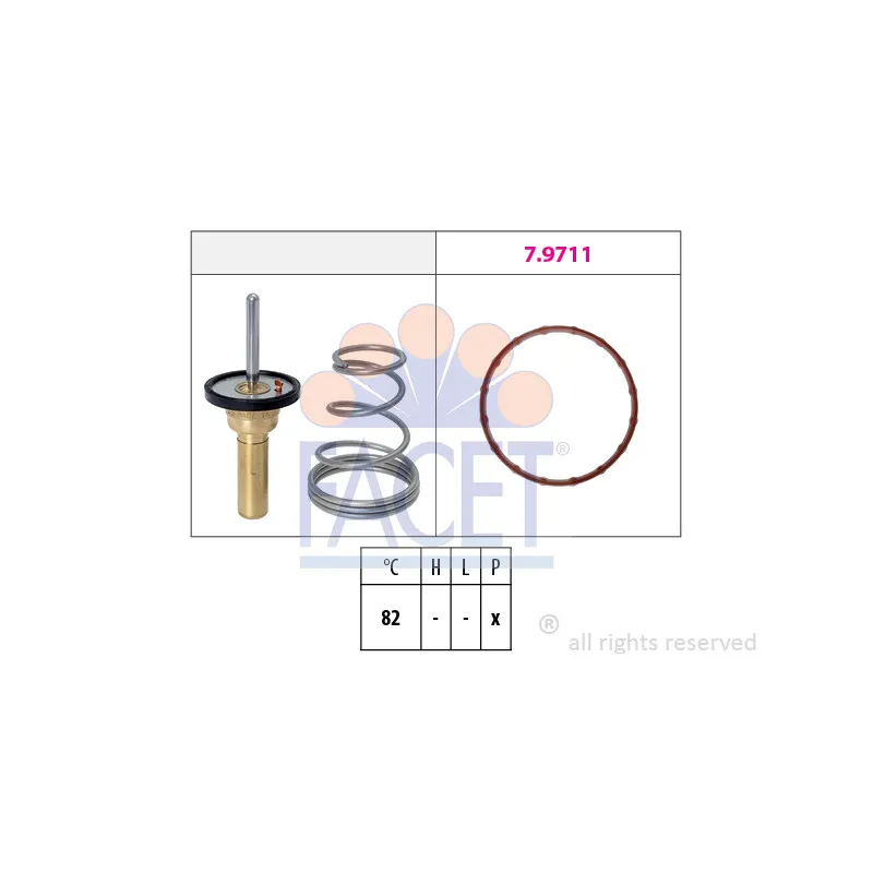 Thermostat d'eau FACET 7.7978