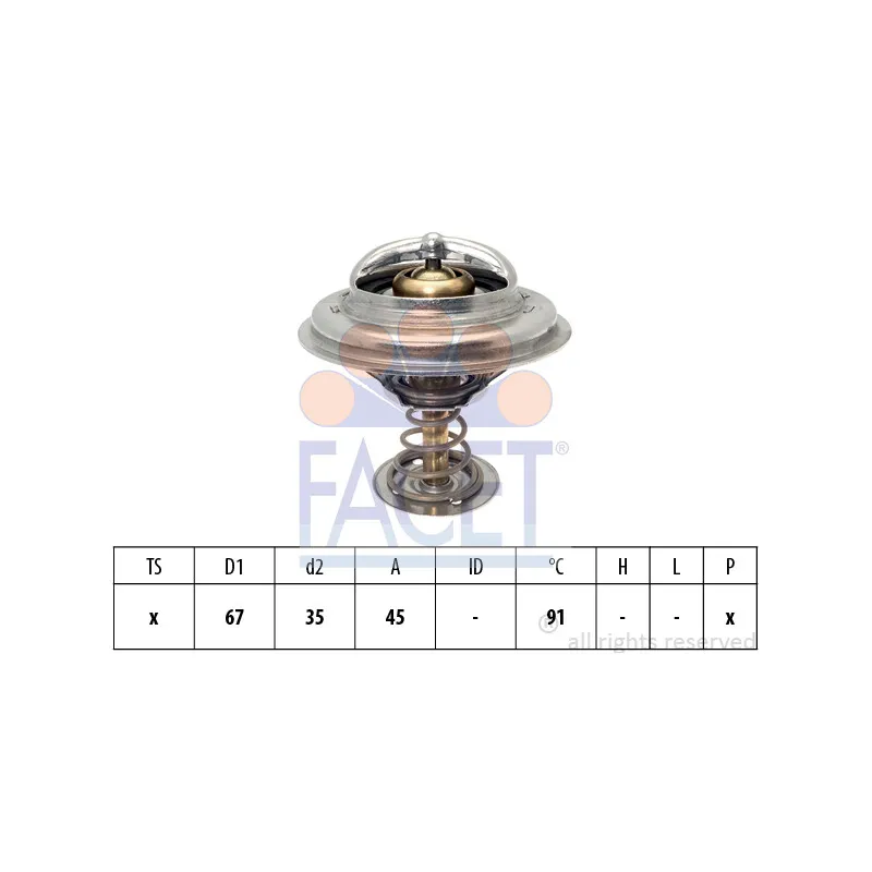 Thermostat d'eau FACET 7.7989