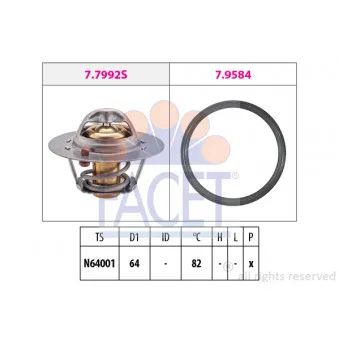 Thermostat d'eau FACET 7.7992