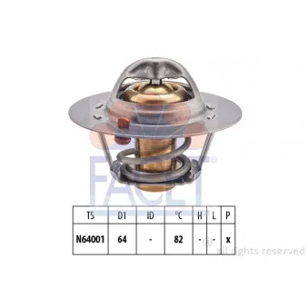 Thermostat d'eau FACET 7.7992S