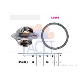 Thermostat d'eau FACET 7.7997