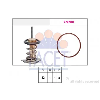 Thermostat d'eau FACET 7.7998