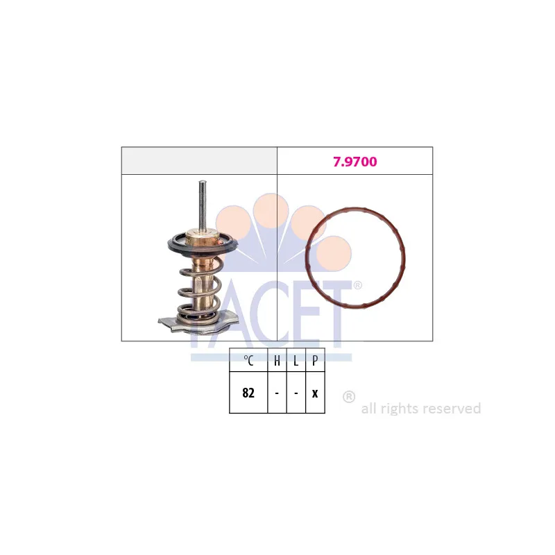 Thermostat d'eau FACET 7.7998