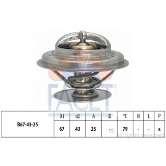 Thermostat d'eau FACET 7.8333S