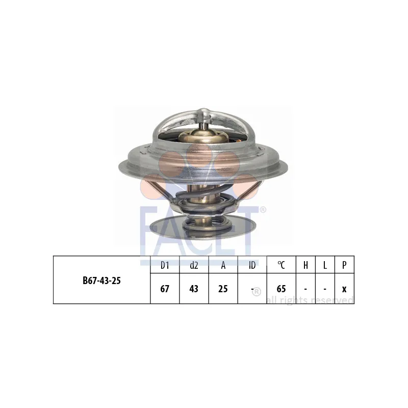 Thermostat d'eau FACET 7.8978S