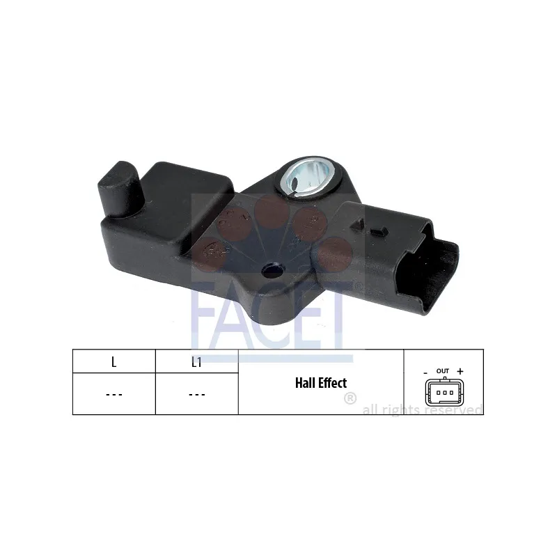 Capteur d'angle, vilebrequin FACET 9.0671