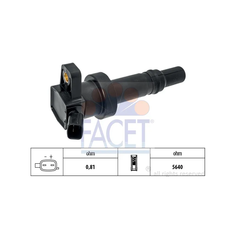 Bobine d'allumage FACET 9.6514