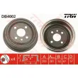 Tambour de frein TRW DB4002 - Visuel 1