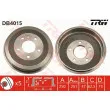 Tambour de frein TRW DB4015 - Visuel 1