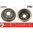 Tambour de frein TRW DB4058 - Visuel 1