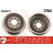 Tambour de frein TRW DB4072 - Visuel 1