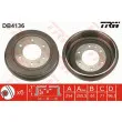 Tambour de frein TRW DB4136 - Visuel 1