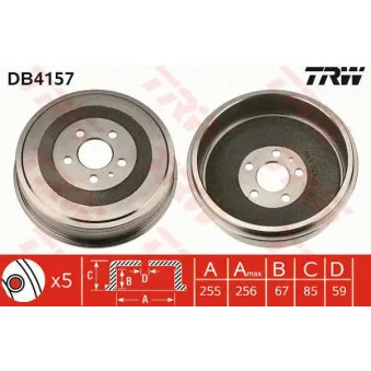 Tambour de frein TRW