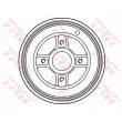 Tambour de frein TRW DB4214 - Visuel 2