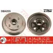 Tambour de frein TRW DB4255 - Visuel 1