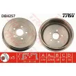 Tambour de frein TRW DB4257 - Visuel 1