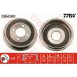 Tambour de frein TRW DB4260 - Visuel 1