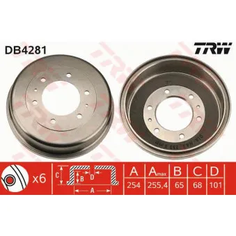 Tambour de frein TRW