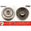 Tambour de frein TRW DB4302 - Visuel 1