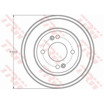 Tambour de frein TRW DB4401