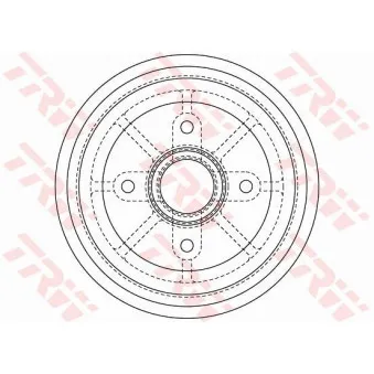 Tambour de frein TRW DB4414MR
