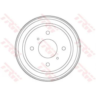 Tambour de frein TRW DB4554