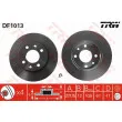 Jeu de 2 disques de frein avant TRW DF1013 - Visuel 1