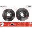 Jeu de 2 disques de frein avant TRW DF1017 - Visuel 1