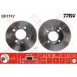 Jeu de 2 disques de frein arrière TRW DF1117 - Visuel 1