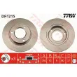 Jeu de 2 disques de frein avant TRW DF1215 - Visuel 1