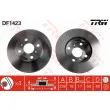 Jeu de 2 disques de frein avant TRW DF1423 - Visuel 1