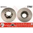 Jeu de 2 disques de frein avant TRW DF1513 - Visuel 1