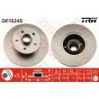 Jeu de 2 disques de frein avant TRW DF1524S - Visuel 1