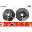 Jeu de 2 disques de frein arrière TRW DF1529 - Visuel 1