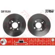Jeu de 2 disques de frein avant TRW DF1530 - Visuel 1
