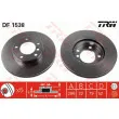 Jeu de 2 disques de frein avant TRW DF1538 - Visuel 1