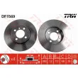 Jeu de 2 disques de frein avant TRW DF1569 - Visuel 1
