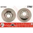 Jeu de 2 disques de frein avant TRW DF1593 - Visuel 1