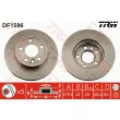 Jeu de 2 disques de frein avant TRW DF1596 - Visuel 1