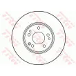 Jeu de 2 disques de frein avant TRW DF1598 - Visuel 2