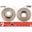 Jeu de 2 disques de frein avant TRW DF1601 - Visuel 1