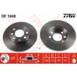 Jeu de 2 disques de frein avant TRW DF1608 - Visuel 1